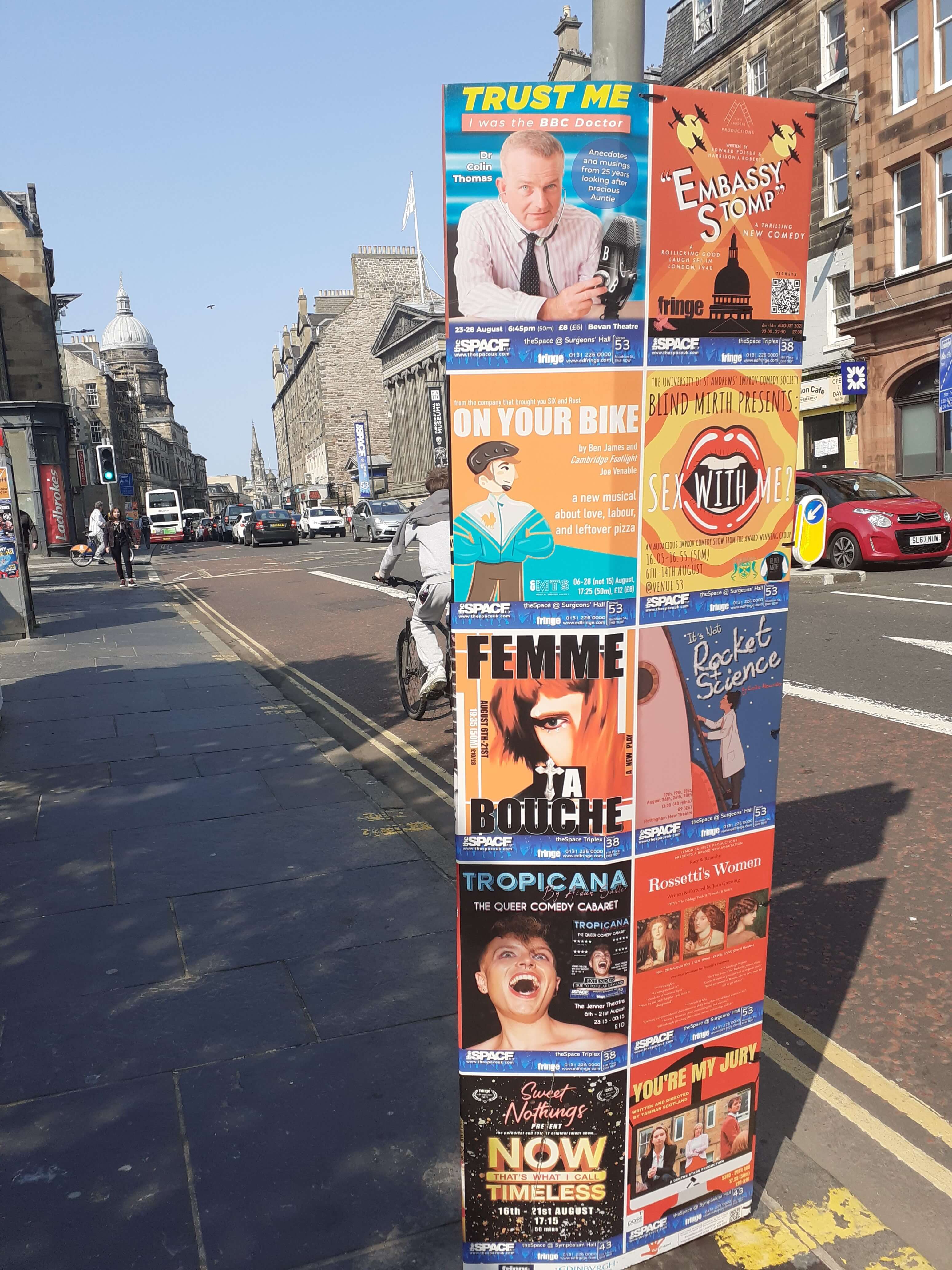 Outdoor Advertising - LampPost Wraps